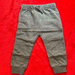New Disney Baby 12M Boys or Girls Unisex Gray Sweatpants w/ drawstring